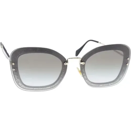 Pre-owned Accessories, female, , Size: ONE SIZE Pre-owned Plastic sunglasses - Miu Miu Pre-owned - Modalova