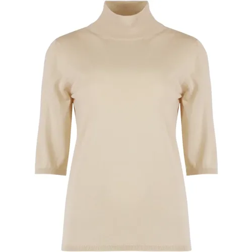 Turtlenecks, female, , Size: M Virgin Wool Turtleneck Sweater - Max Mara - Modalova