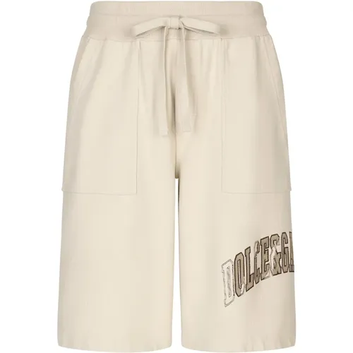 Jersey Jogging Shorts , Herren, Größe: L - Dolce & Gabbana - Modalova