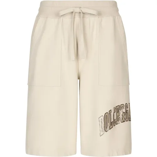 Jersey Jogging Shorts , male, Sizes: L, M, S - Dolce & Gabbana - Modalova