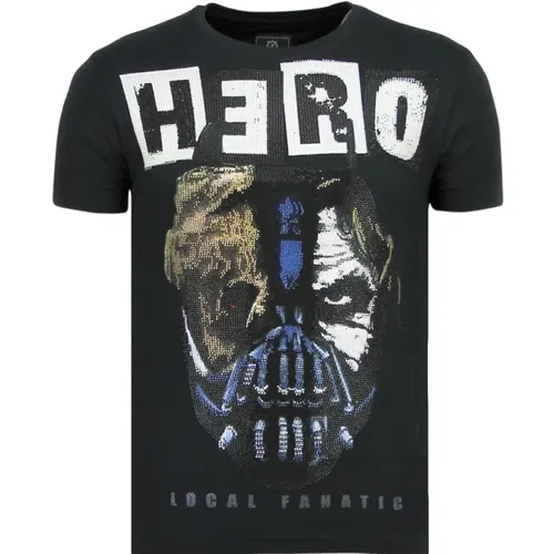 Hero Mask - Sommer T-Shirt Herren - 6323N - Local Fanatic - Modalova