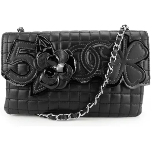 Pre-owned Cross Body Bags, female, , Size: ONE SIZE Pre-owned Leather shoulder-bags - Chanel Vintage - Modalova