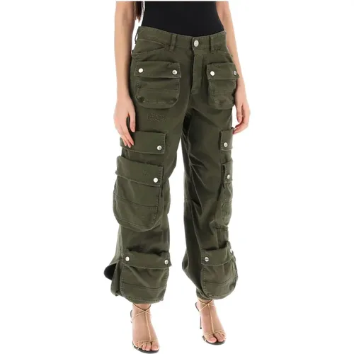 Wide leg cargo pants , female, Sizes: 3XS - Dsquared2 - Modalova