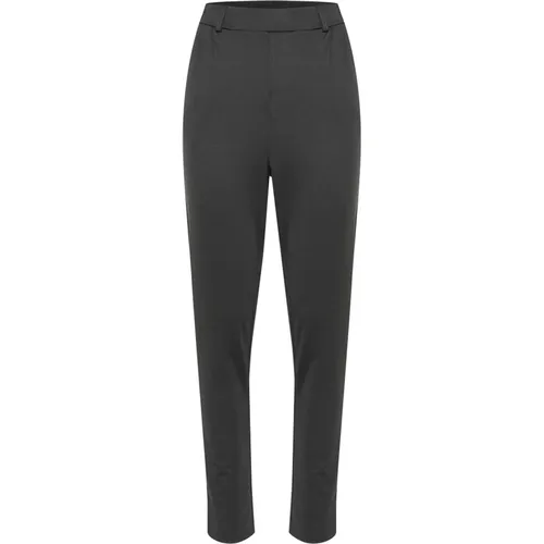 Slim Fit Black Oyster Pants , female, Sizes: XL, XS, M, S - Kaffe - Modalova