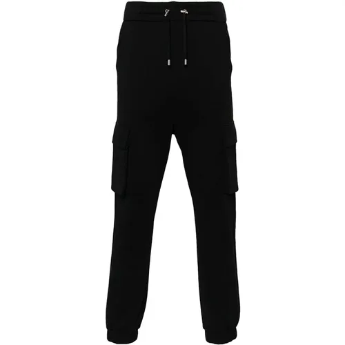 Sweatpants, male, , Size: L Cargo Style Cotton Pants - Balmain - Modalova