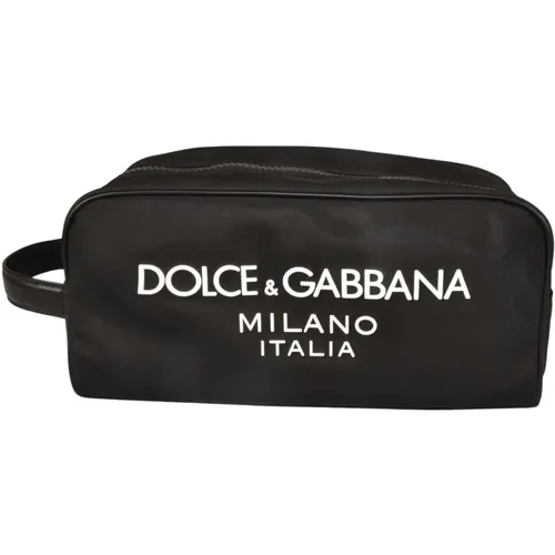 Toilet Bags, male, , Size: ONE SIZE Handbag for Men - Dolce & Gabbana - Modalova