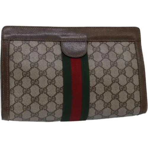 Pre-owned Leder clutches - Gucci Vintage - Modalova