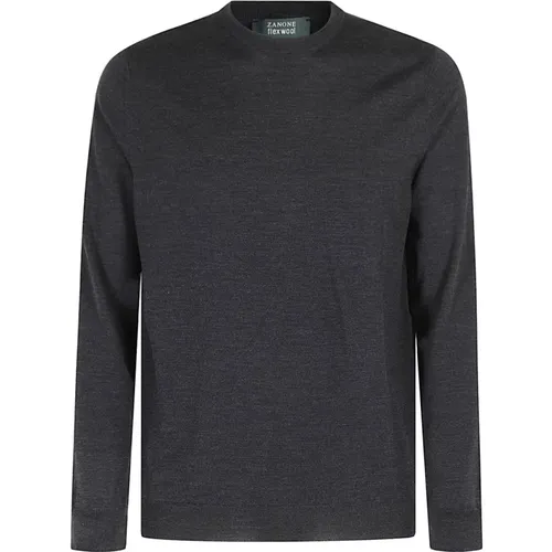 Flexwool Crewneck Sweater , male, Sizes: 2XL, M, L - Zanone - Modalova