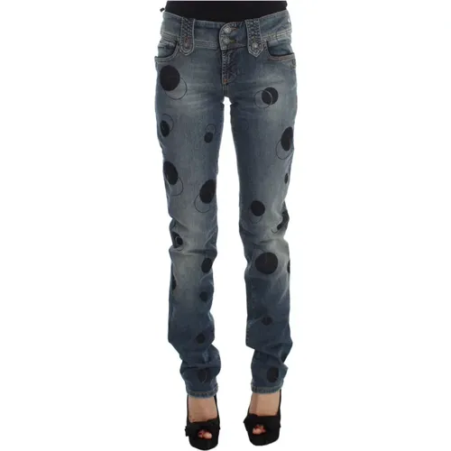 Wash Slim Fit Bootcut Jeans , female, Sizes: W26 - John Galliano - Modalova