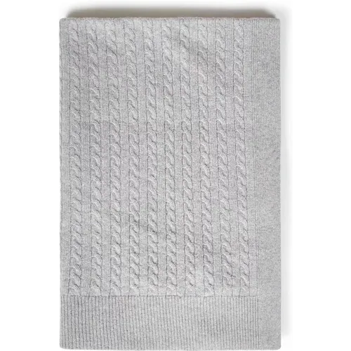 Grey Cable Knit Homeware , unisex, Sizes: ONE SIZE - Il Gufo - Modalova