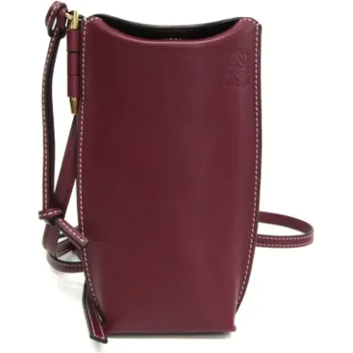 Pre-owned Cross Body Bags, female, , Size: ONE SIZE Pre-owned Leather shoulder-bags - Loewe Pre-owned - Modalova