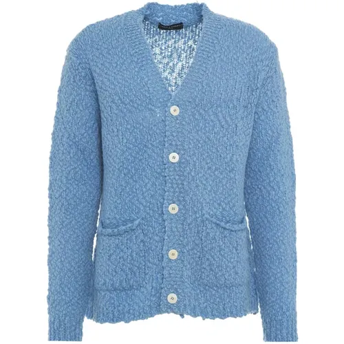 Knitwear Cardigan Aw24 , male, Sizes: L, XL - Daniele Fiesoli - Modalova