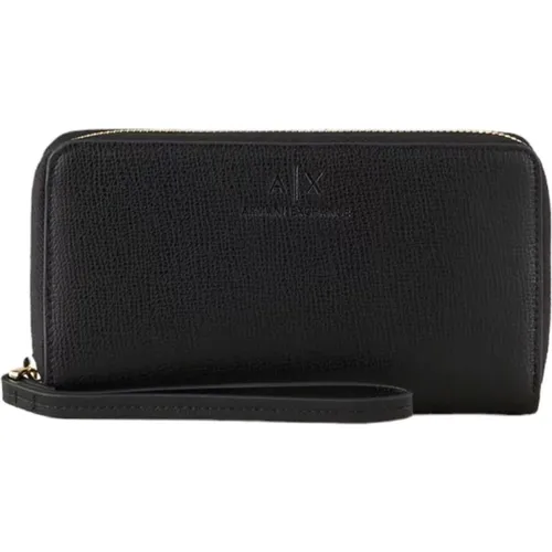 Zip Wallet , female, Sizes: ONE SIZE - Armani Exchange - Modalova