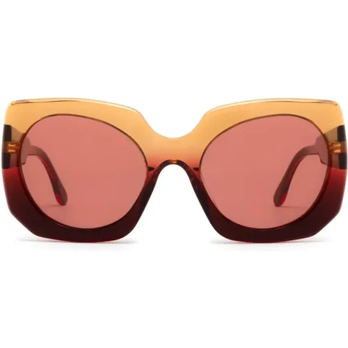 Stylische Sonnenbrille , unisex, Größe: 56 MM - Marni - Modalova