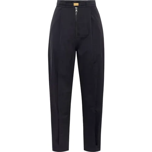 Cropped Trousers, female, , Size: XS Cropped Trousers - Elisabetta Franchi - Modalova