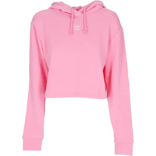 Glow Crop Hoodie Essentials , female, Sizes: 2XL - Adidas - Modalova