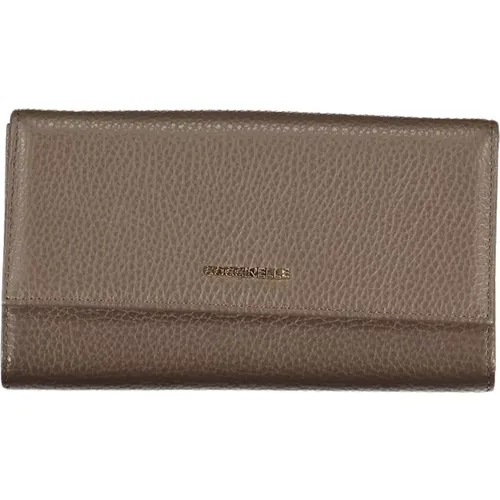 Elegant Leather Wallet with Double Compartments , female, Sizes: ONE SIZE - Coccinelle - Modalova