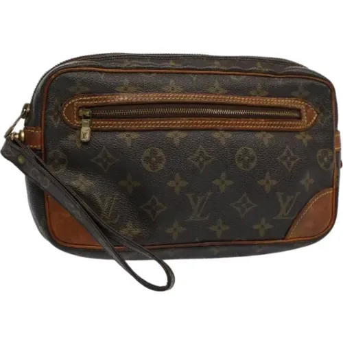 Pre-owned Canvas clutches , female, Sizes: ONE SIZE - Louis Vuitton Vintage - Modalova