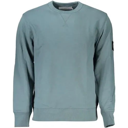 Regenerative Cotton Crewneck Sweater , male, Sizes: XL, 2XL - Calvin Klein - Modalova