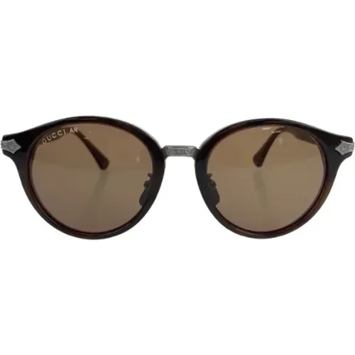 Pre-owned Accessories, female, , Size: ONE SIZE Pre-owned Metal sunglasses - Gucci Vintage - Modalova