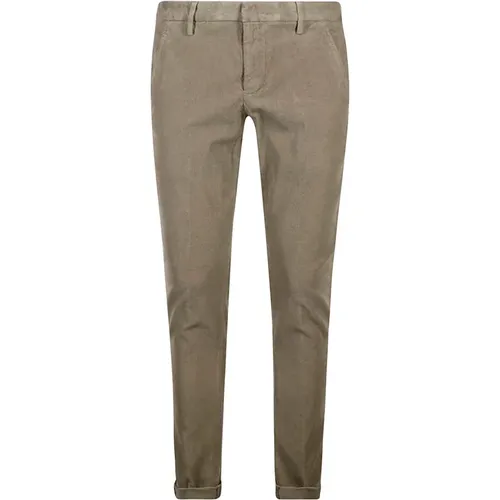 Gaubert Slim Chino Trousers , male, Sizes: W34, W33 - Dondup - Modalova