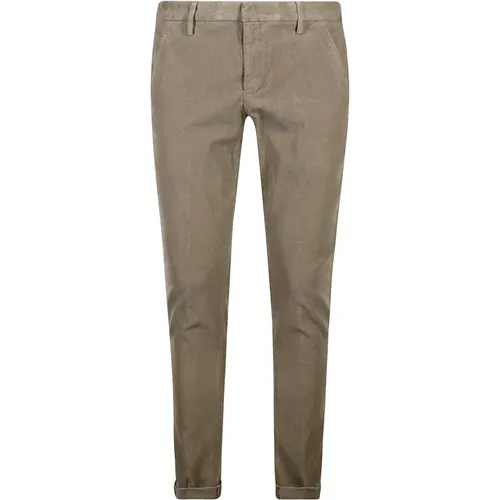 Gaubert Slim Chino Trousers , male, Sizes: W34, W33, W30 - Dondup - Modalova