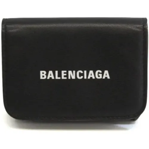 Pre-owned Wallets, female, , Size: ONE SIZE Pre-owned Leather wallets - Balenciaga Vintage - Modalova