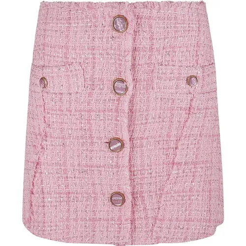 Sequin Mini Skirt , female, Sizes: L, XL - Gcds - Modalova