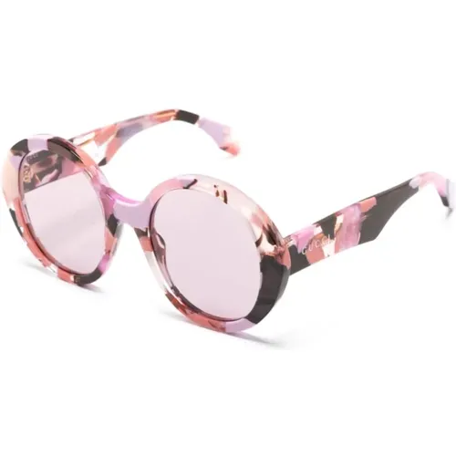 Pink Sunglasses with Accessories , female, Sizes: 54 MM - Gucci - Modalova