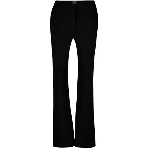 Flared Milano Pants with 4G Belt , female, Sizes: S, L - Givenchy - Modalova
