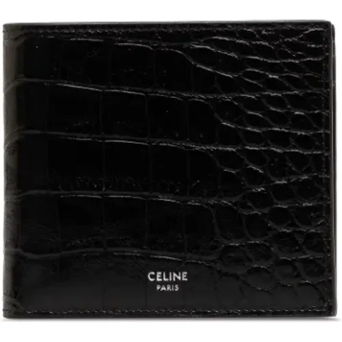 Pre-owned Wallets, male, , Size: ONE SIZE Pre-owned Leather wallets - Celine Vintage - Modalova