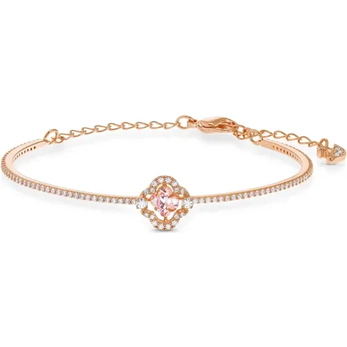 Damen Armreif Glücksklee Rosa Roségold UNA 5516476 - Swarovski - Modalova