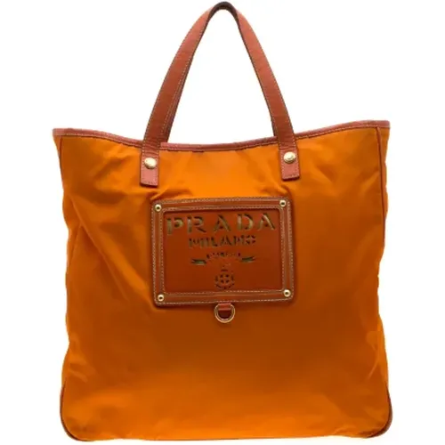 Pre-owned Tote Bags, female, , Size: ONE SIZE Pre-owned Nylon totes - Prada Vintage - Modalova