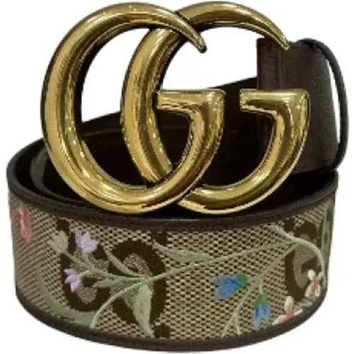 Pre-owned Belts, female, , Size: ONE SIZE Pre-owned Canvas belts - Gucci Vintage - Modalova