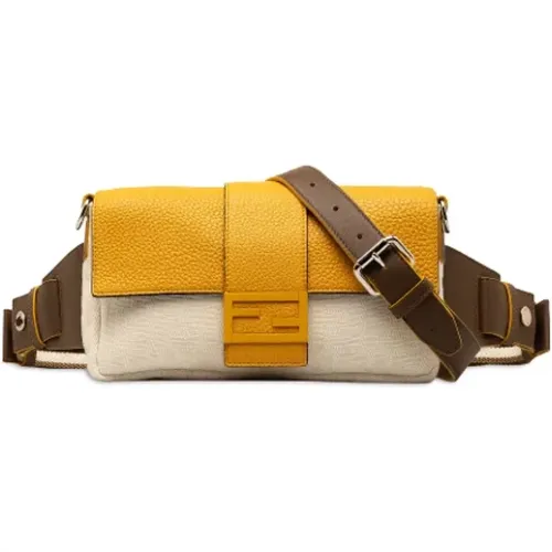 Pre-owned Belt Bags, female, , Size: ONE SIZE Pre-owned Canvas fendi-bags - Fendi Vintage - Modalova