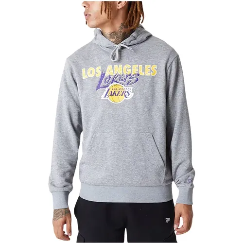 Cozy Lakers Hoodie , male, Sizes: 2XL, S, XL, L - new era - Modalova