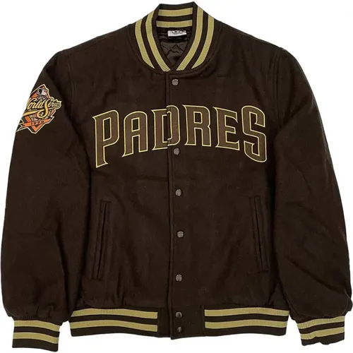 Bomber Jackets, male, , Size: S San Diego Padres MLB Varsity Jacket - new era - Modalova