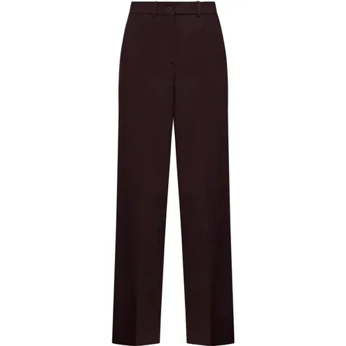 Straight Leg Trousers , female, Sizes: M, L - Alysi - Modalova