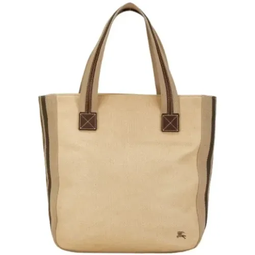 Pre-owned Canvas totes , female, Sizes: ONE SIZE - Burberry Vintage - Modalova