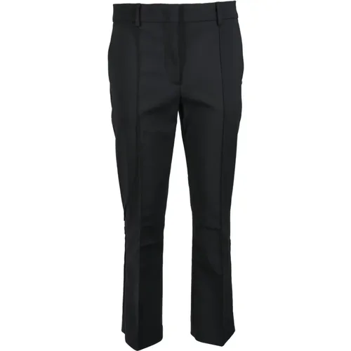 Casual Stretchhose aus Baumwollmischung , Damen, Größe: M - SPORTMAX - Modalova