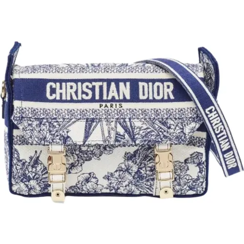 Pre-owned Cross Body Bags, female, , Size: ONE SIZE Pre-owned Canvas handbags - Dior Vintage - Modalova