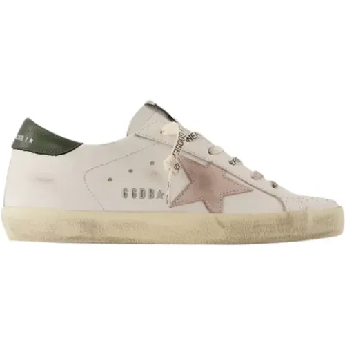 Leder sneakers , Damen, Größe: 40 EU - Golden Goose - Modalova