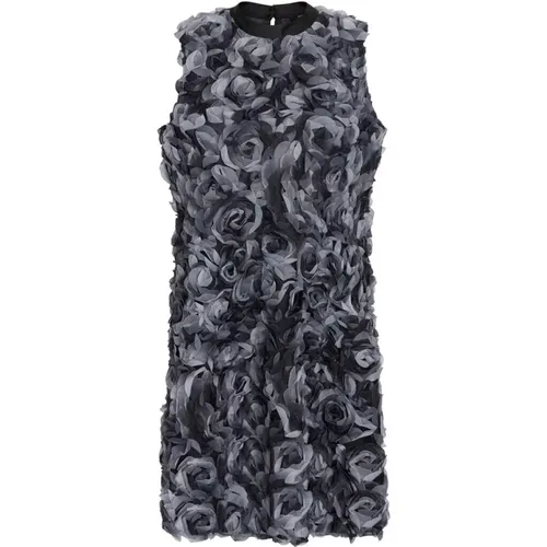 Blue Floral Dress Elegant Feminine Style , female, Sizes: M, S, L - Bruuns Bazaar - Modalova