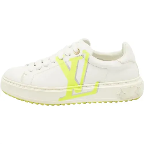 Pre-owned Sneakers, female, , Size: 8 1/2 US Pre-owned Leather sneakers - Louis Vuitton Vintage - Modalova