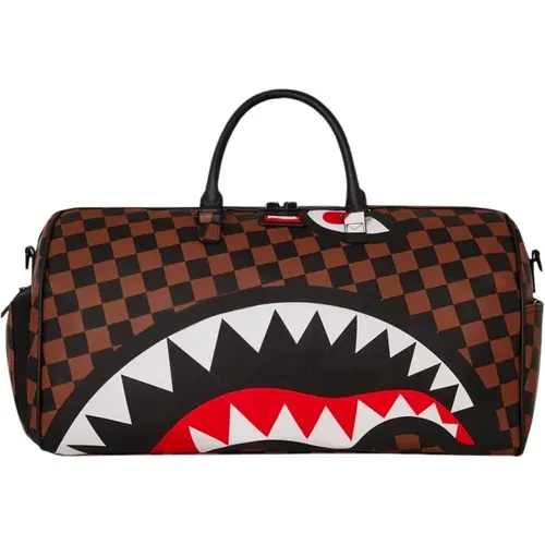 Weekend Bags, male, , Size: ONE SIZE Shark Duffle Bag - Sprayground - Modalova