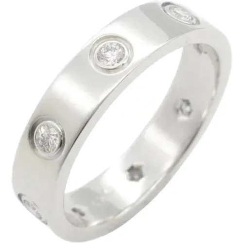 Pre-owned White Gold rings , female, Sizes: ONE SIZE - Cartier Vintage - Modalova