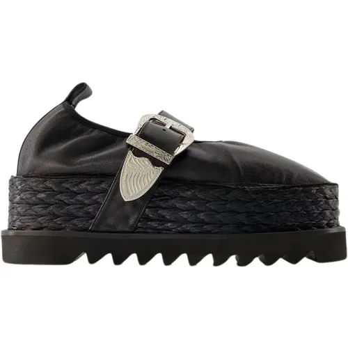 Leather Loafers - Almond Toe , female, Sizes: 7 UK, 4 UK, 2 UK, 5 UK, 6 UK, 3 UK - Toga Pulla - Modalova