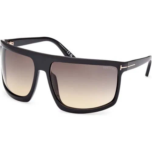 Mutige quadratische Sonnenbrillenkollektion , unisex, Größe: 68 MM - Tom Ford - Modalova