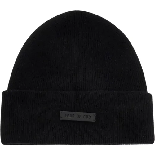 Beanies, male, , Size: ONE SIZE Luxurious Cashmere Beanie Hat - Fear Of God - Modalova