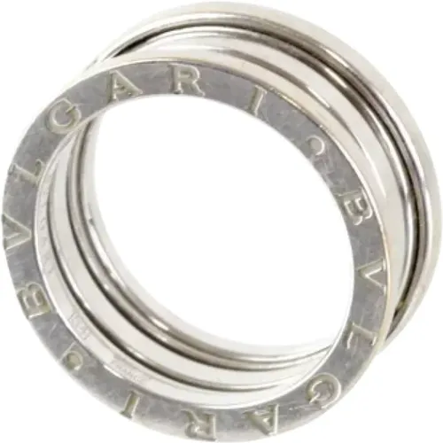 Pre-owned Jewellery, female, , Size: ONE SIZE Pre-owned White Gold rings - Bvlgari Vintage - Modalova